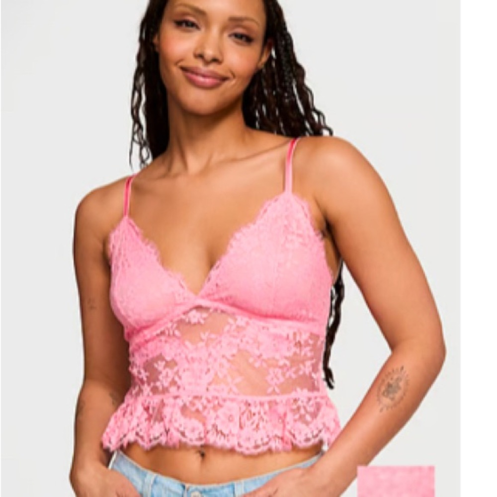 Victoria's Secret Pink Lace Bralette
